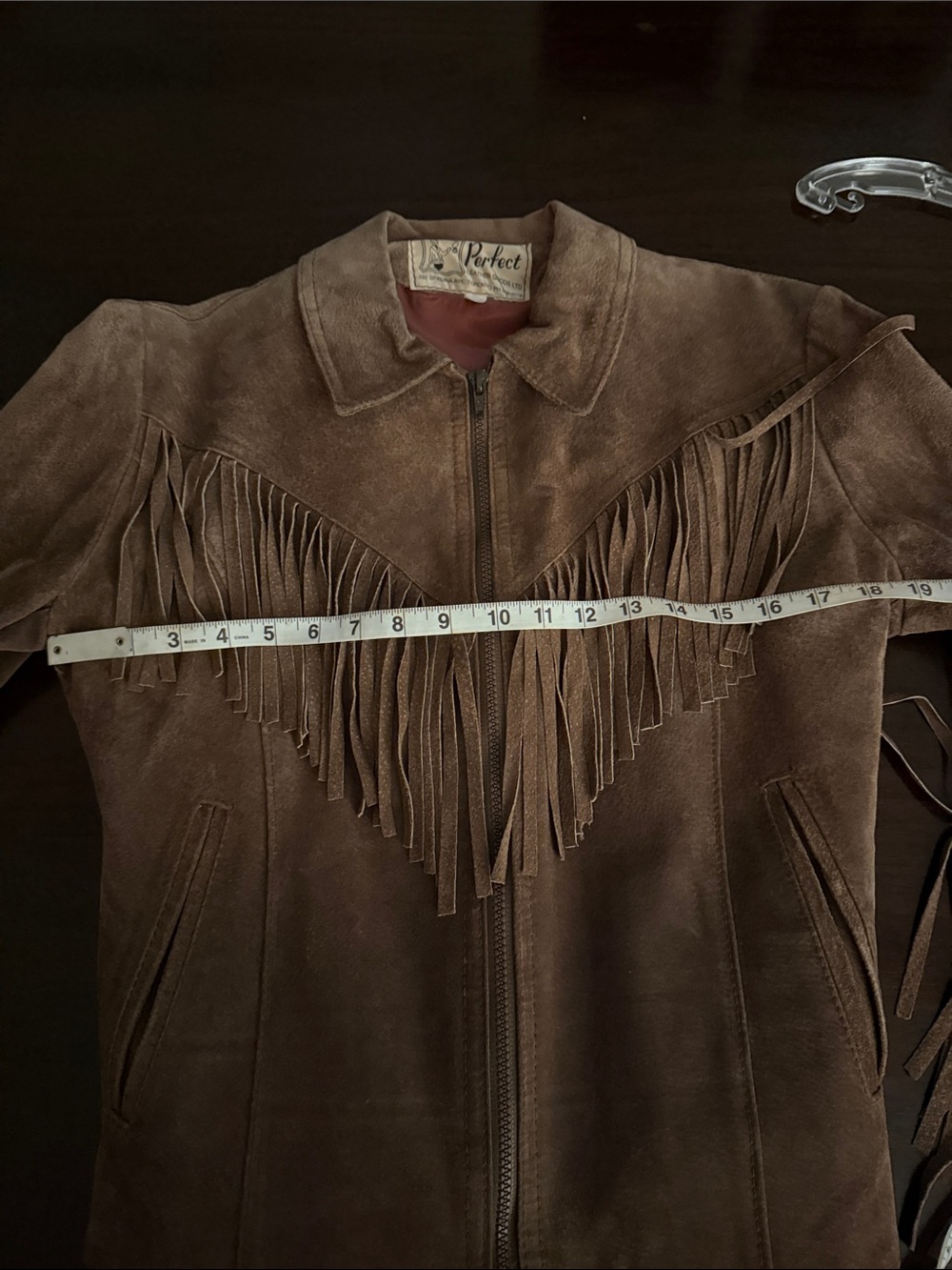Perfect leather vintage Brown Suede Fringe Leather Jacket - Women's - Picture 8 of 11